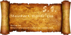 Steinhart Viktória névjegykártya